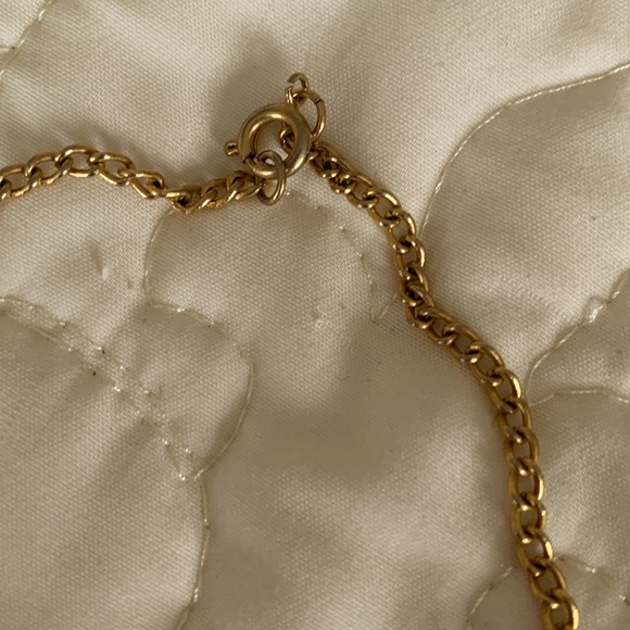 Necklace with Angel Pendant November Birthstone Topaz - Picture 3 of 3